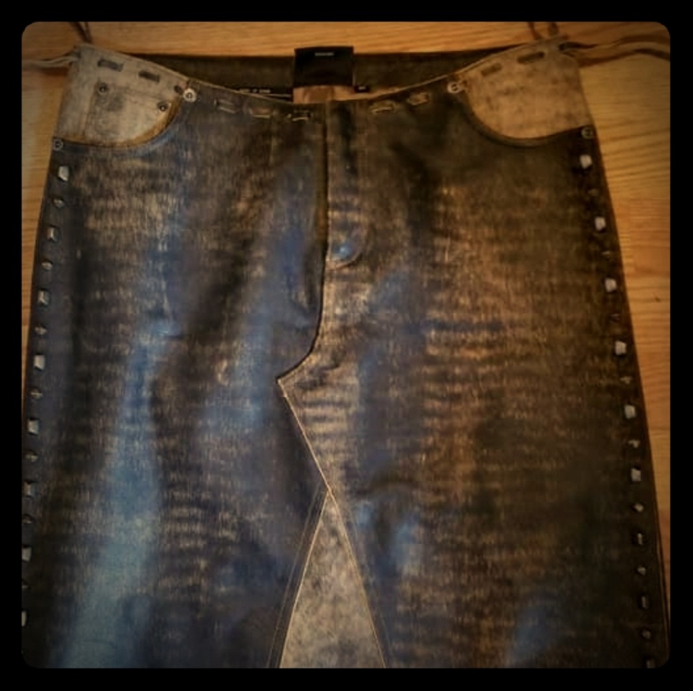 Harley Davidson Leather Skirt